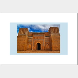 Morocco. Ksar Abbar. Main gate. Posters and Art